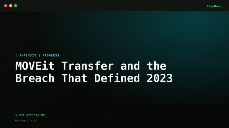 MOVEit Transfer and the Breach That Defined 2023