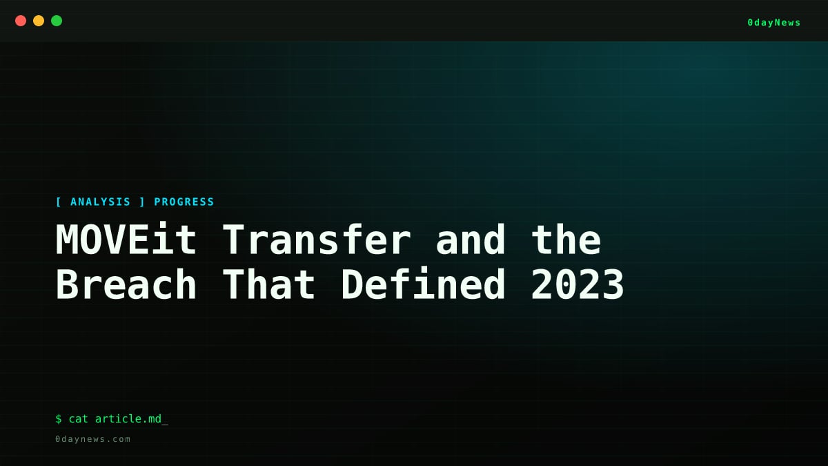 MOVEit Transfer and the Breach That Defined 2023