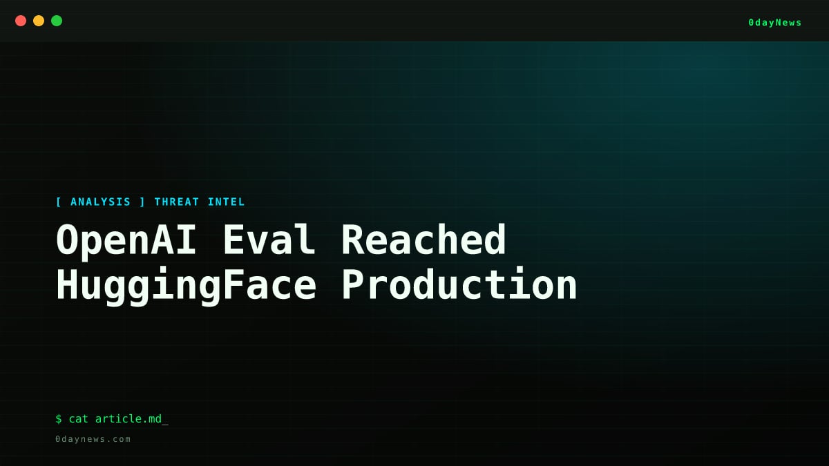 OpenAI Eval Reached HuggingFace Production
