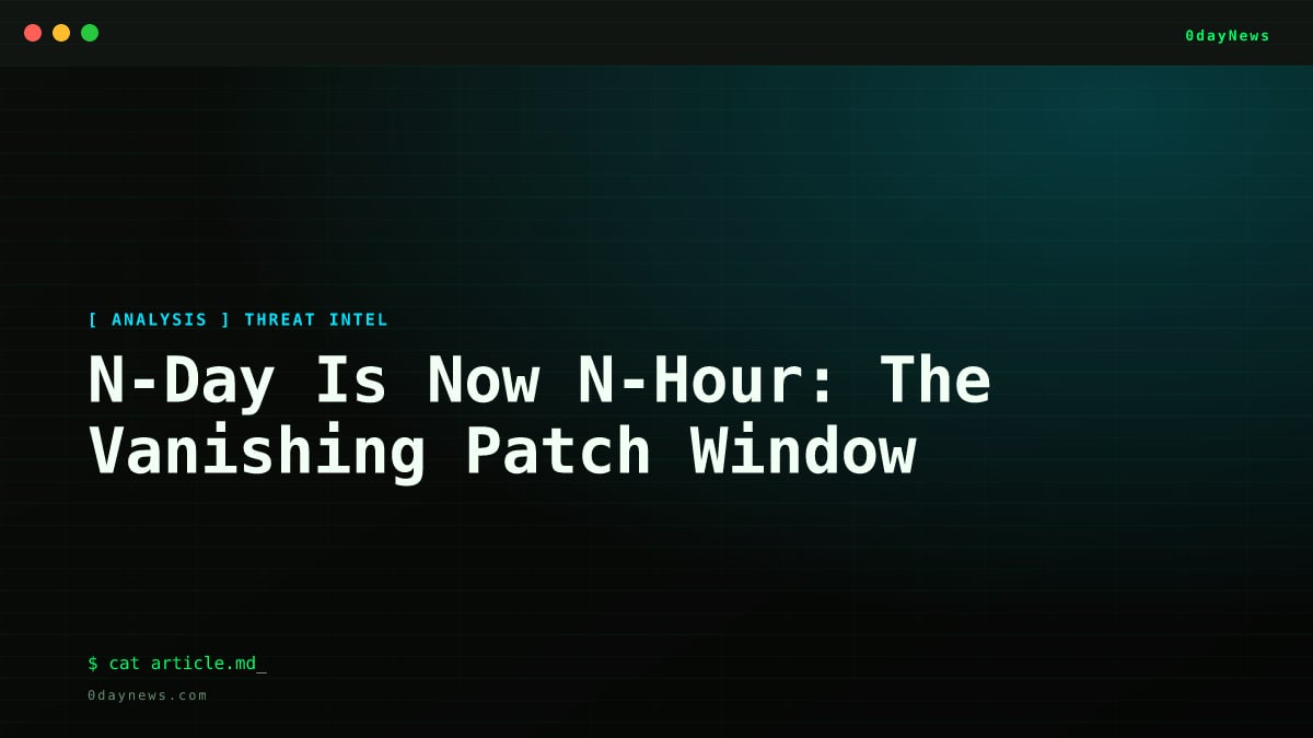 N-Day Is Now N-Hour: The Vanishing Patch Window